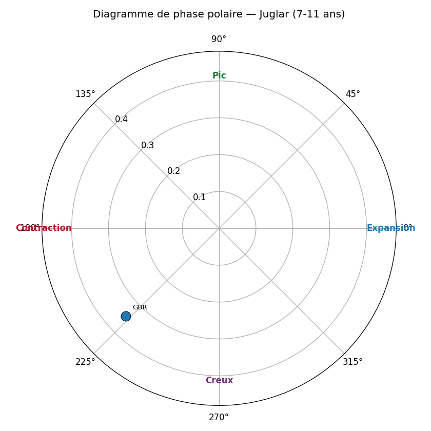 Diagramme polaire — Juglar