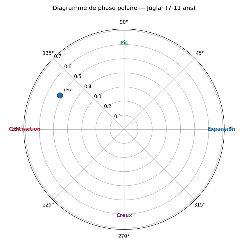 Diagramme polaire — Juglar